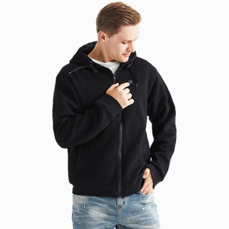 Heated zip 2024 up hoodie