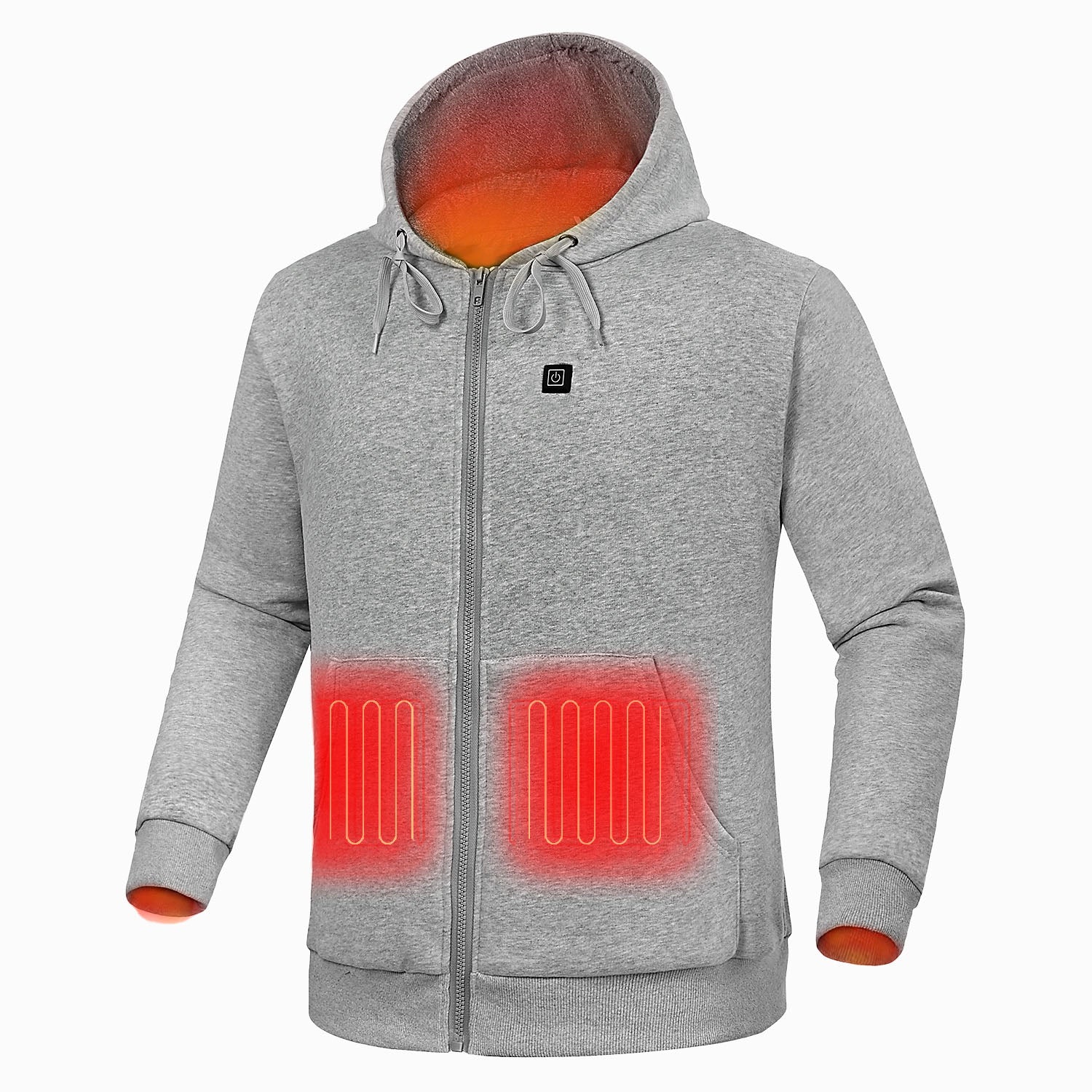 Electric heated outlet sweatshirt