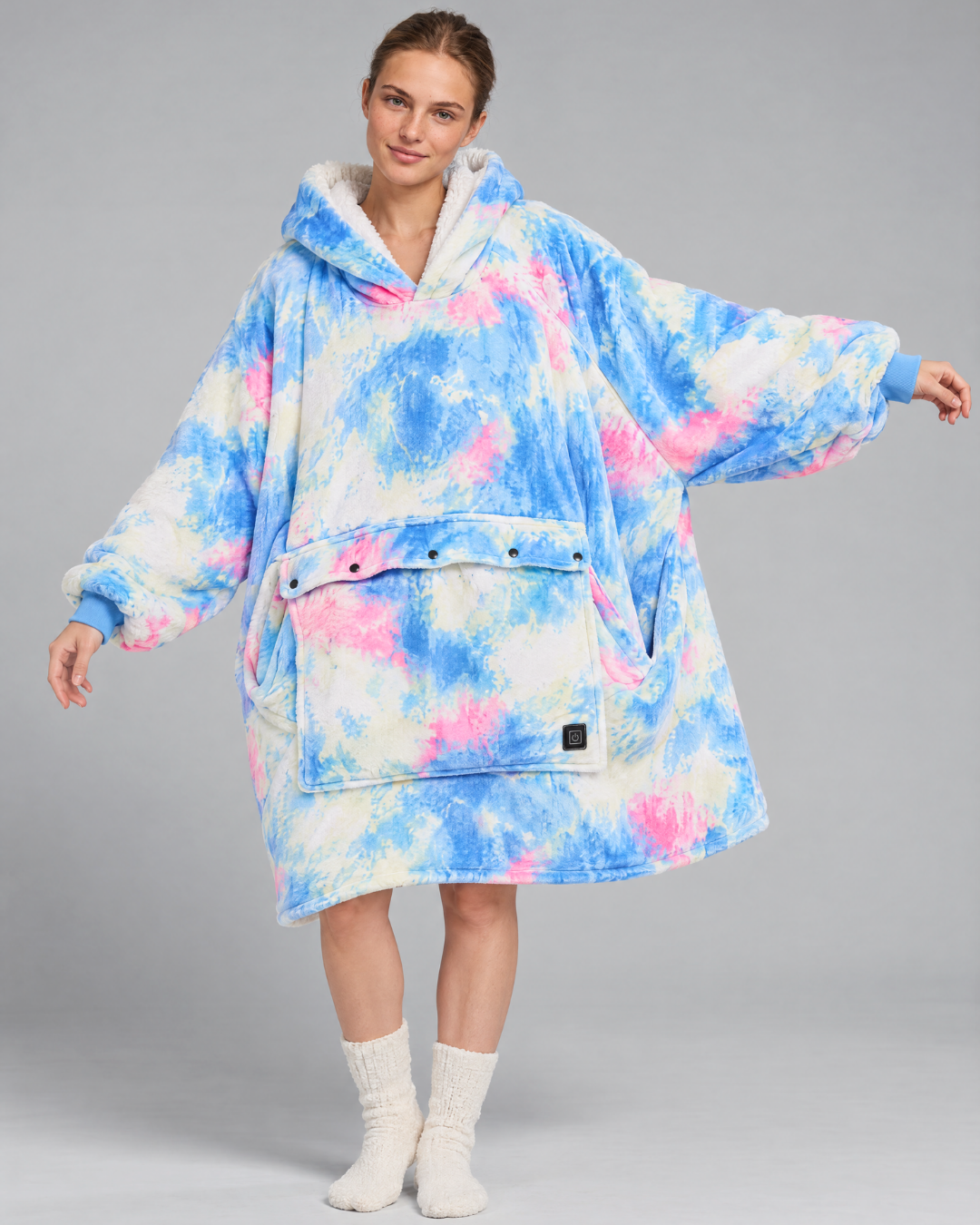 Toasti Blanket in Blue Haze — full body