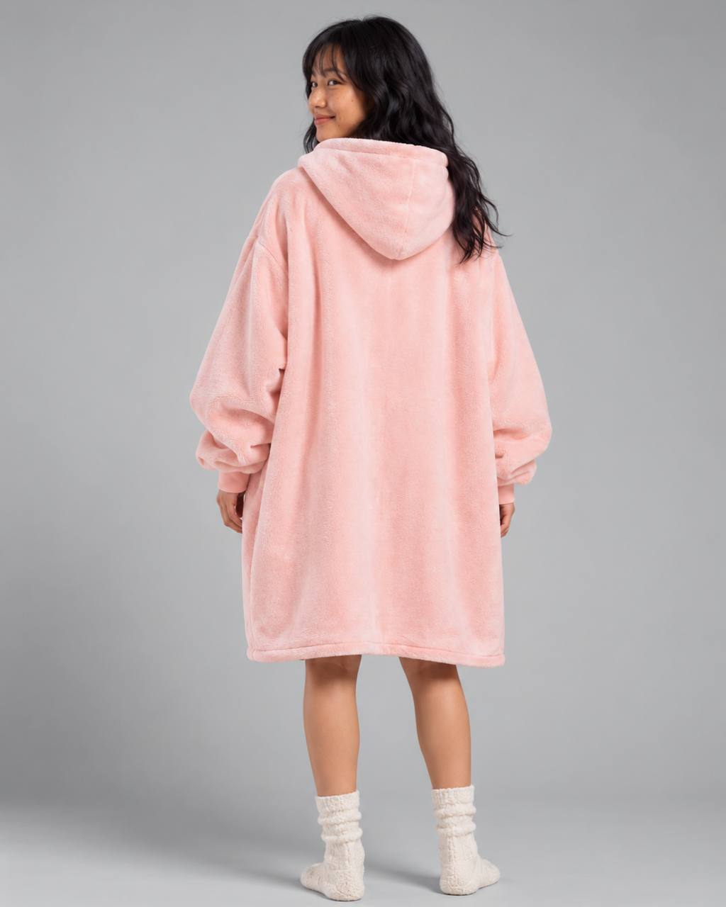 Toasti Blanket in Soft Blush — back