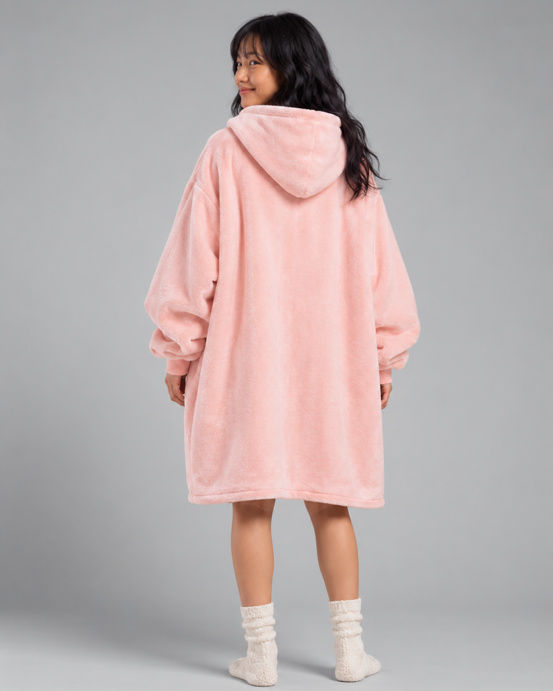 Toasti Blanket in Soft Blush — back