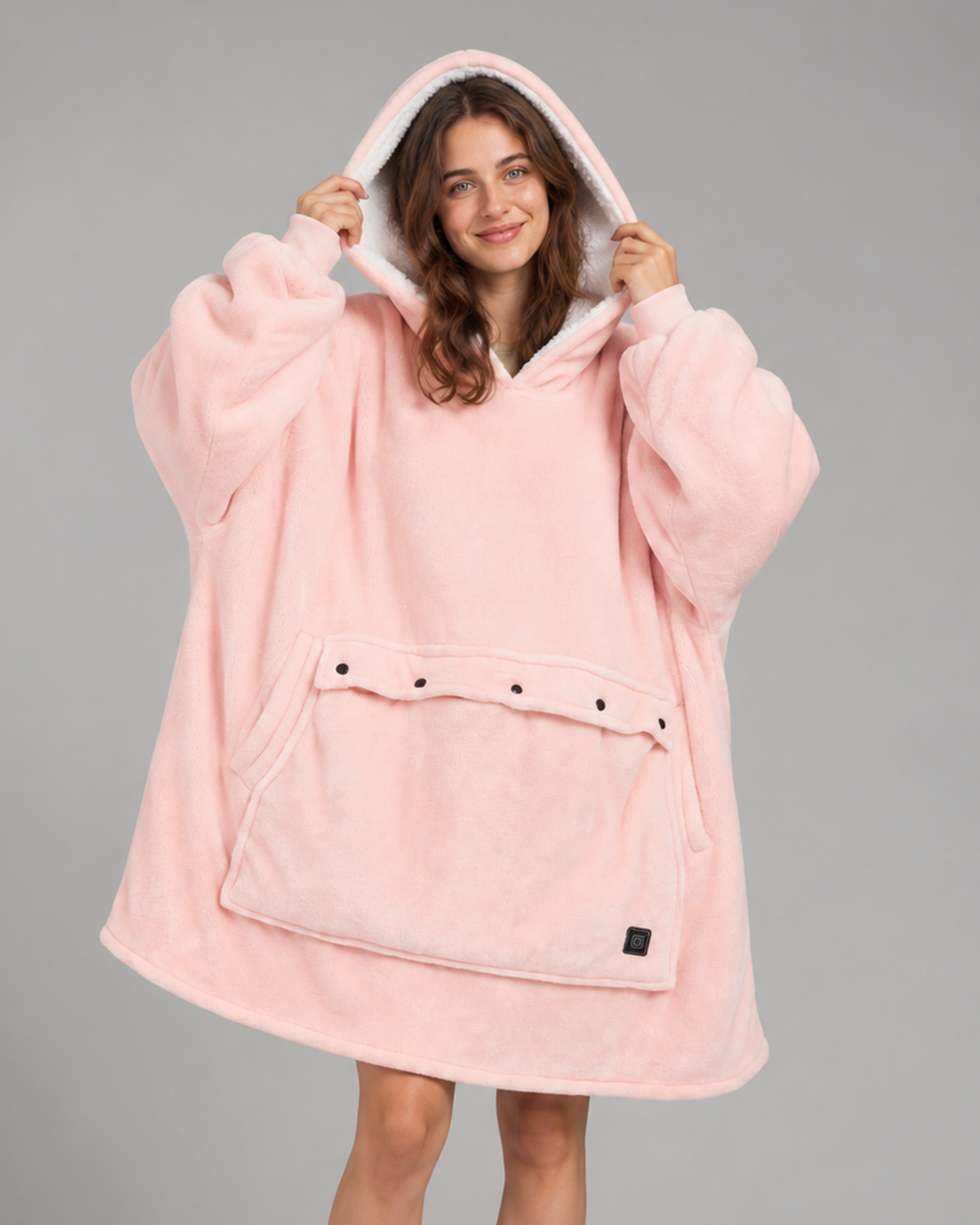 Toasti Blanket in Soft Blush — full body