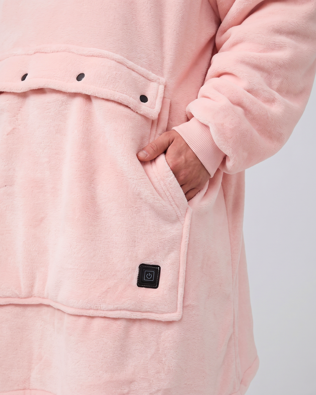 Toasti Blanket in Soft Blush — pocket